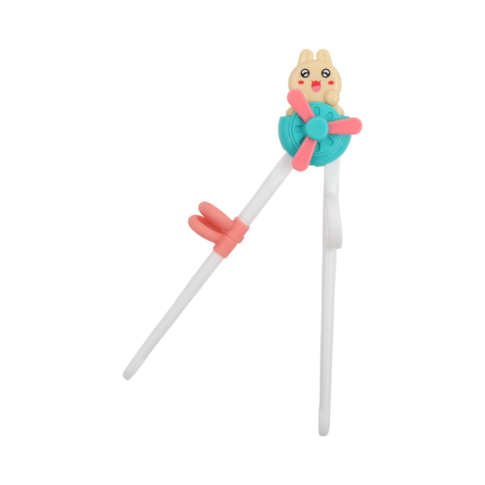 可調式幼兒輔助學習筷-兔子
