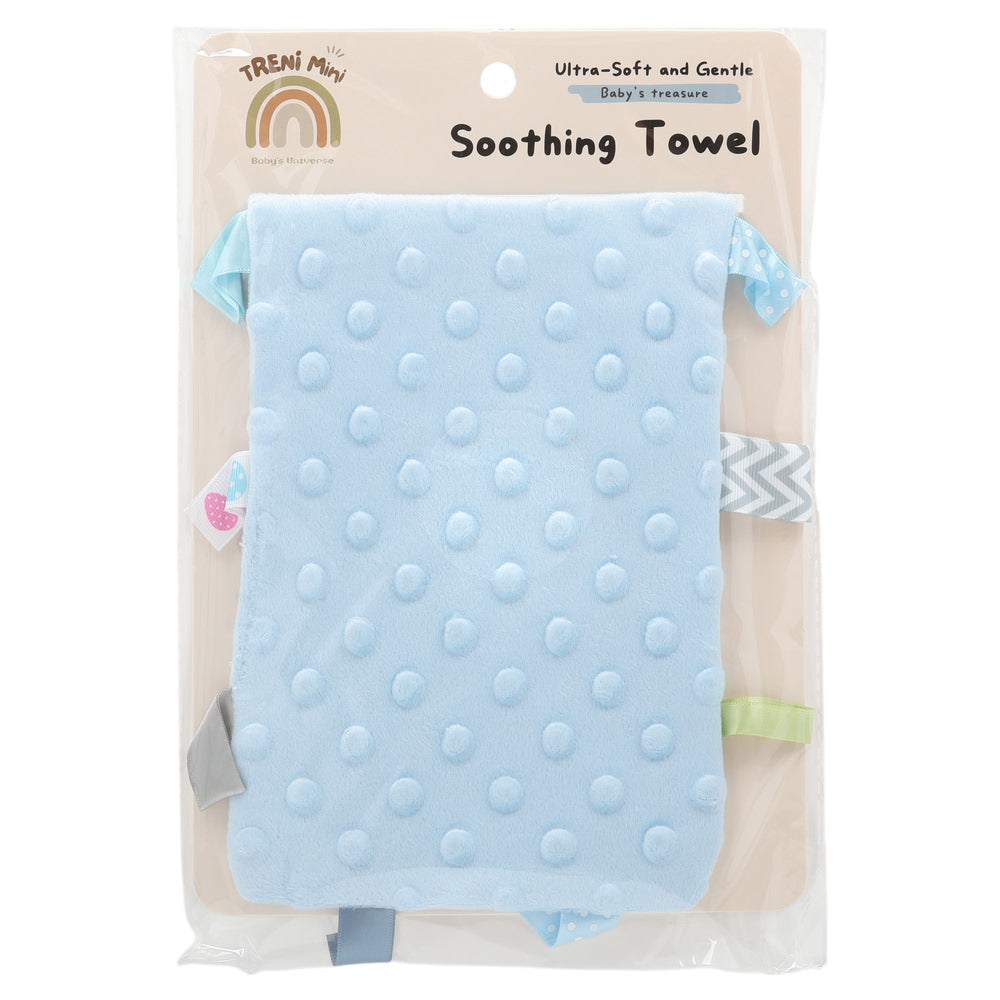 TRENI MINI標籤豆豆絨沙沙紙-藍