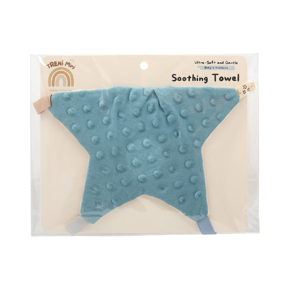 TRENI MINI星星豆豆絨沙沙紙-藍