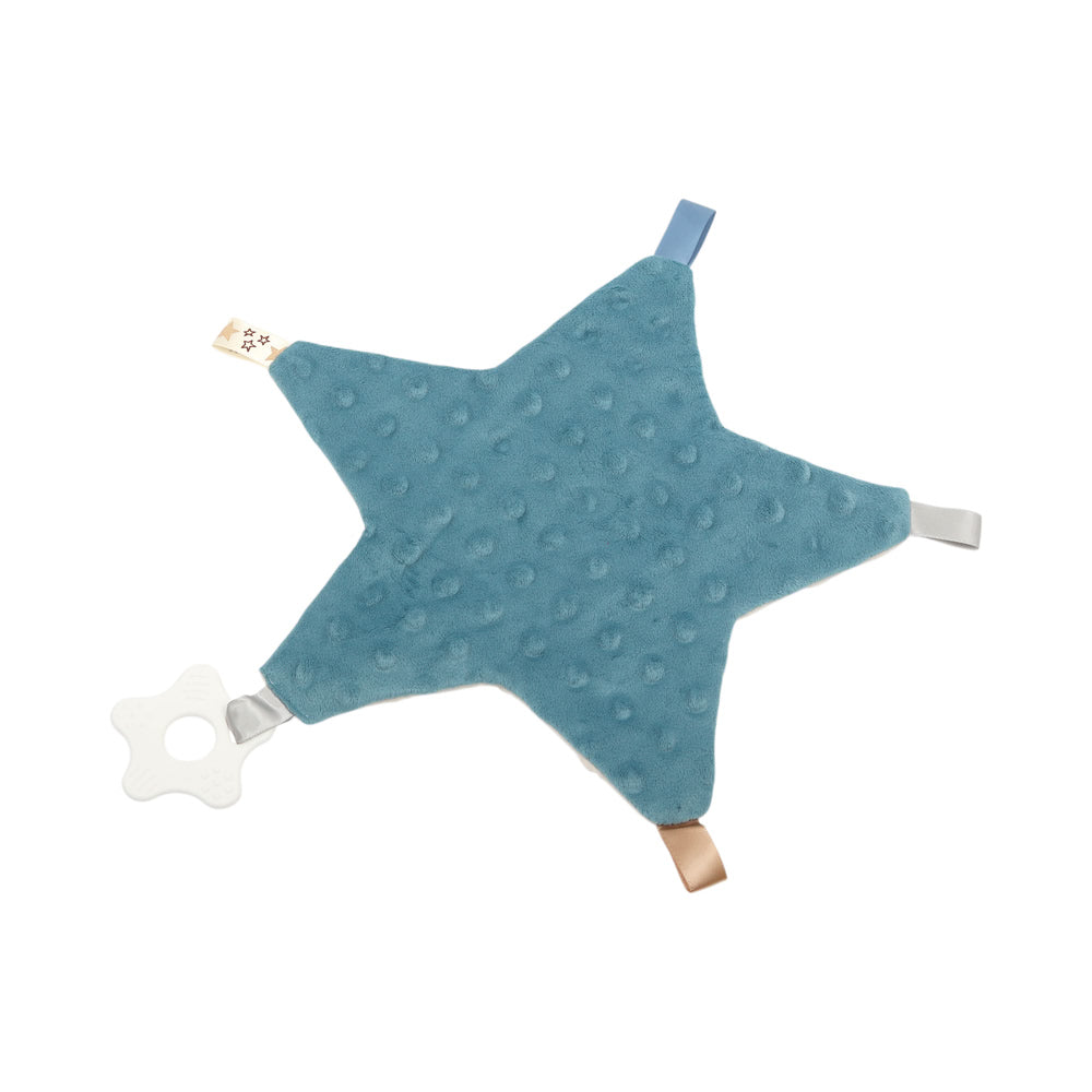 TRENI MINI星星豆豆絨沙沙紙-藍