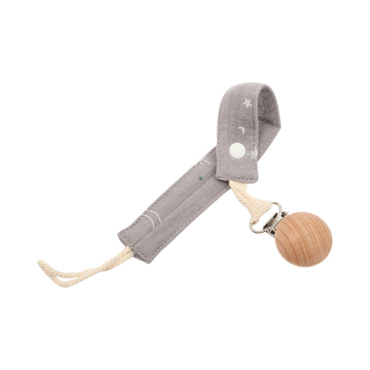 TRENI MINI-可伸縮奶嘴鍊-暮光灰